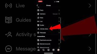 How to Turn On/Off Active Status on Instagram #shorts #viral #youtubeshorts #instagram