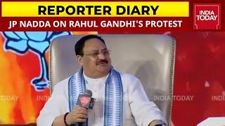 BJP President JP Nadda Calls Congress Leader Rahul Gandhi's Protest Symbolic | India Today Conclave