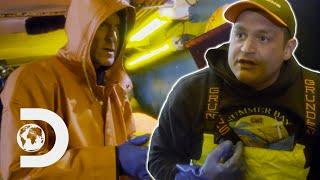 Crew Member And Deck Boss Have A Massive Fight | Deadliest Catch