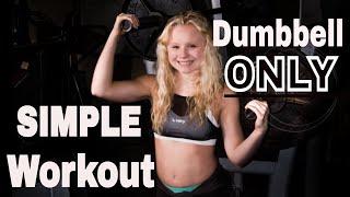 SIMPLE Workout| Dumbbell ONLY| Recipe