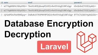 Automatic Database Encryption Decryption with Eloquent In Laravel In Hindi