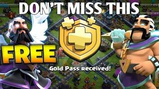 FREE GOLD PASS | TUTORIAL HOW TO SOLVE THE PROBLEM OF PLAY PASS | CLAS OF CLANS