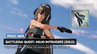 PSO2: NGS - Aelio Intruders - Solo (Gunner Gameplay)