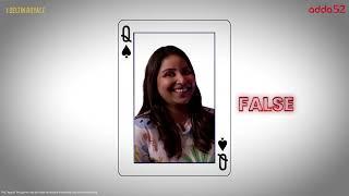 Must Watch! True or False Game with Adda52 Game Ambassador Priya Aggarwal | WPT 2023