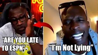 Shannon Sharpe & Ocho HEATED ARGUMENT Being  UNPROFESSIONAL Late for Nightcap