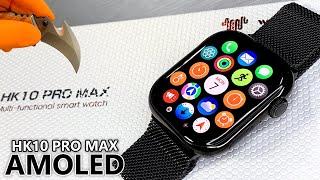 HK10 Pro Max Unboxing & Full Review Best Sport SmartWatch (Amoled/1GB ROM/Local Music/TWS) - ASMR