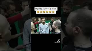 systema knife defence against 8 men