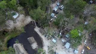 Drone view of Relaxpark in Para, Suriname with the Hubsan Zino.