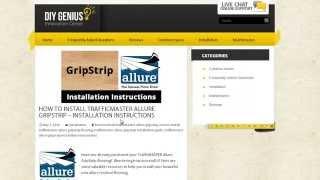How to install TrafficMASTER allure Gripstrip - Installation Quick Start Sheet