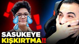 SASUKEYİ ÇILDIRTAN KIŞKIRTMA!!  SİNİRDEN AĞLADI OYUNU BIRAKTI!! | PUBG MOBILE