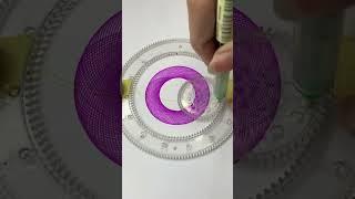 Mesmerizing Visuals & Sounds ASMR | Spirograph Art for Relaxation! #art #shorts #spirograph #asmr