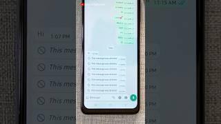 Read Deleted WhatsApp Messages #shorts
