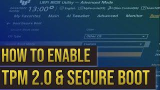 How to Enable TPM 2.0 and Secure Boot [Windows 11]