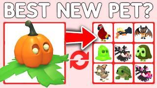 I Traded PUMPKIN FRIEND Pet EARLY! Halloween Adopt Me