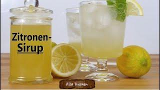 Wie Zitronensirup selber machen | praktische Limonade Rezept | Limonata yapımı Limon şurubu tarifi