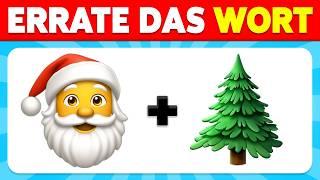 Errate das WORT beim EMOJI Quiz - Weihnachtsedition ️ | Emoji-Quiz