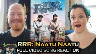 RRR Naatu Naatu Full Video Song Reaction (Jr NTR, Ram Charan, M M Keeravaani, SS Rajamouli)