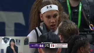 SC DOMINATED THIS GAME! @jordioreacts To LSU Tigers vs South Carolina Women’s #collegebasketball