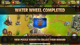 Virtual Villagers Origins 2 | Puzzle 10 Molino de agua | How to Build The Water Wheel