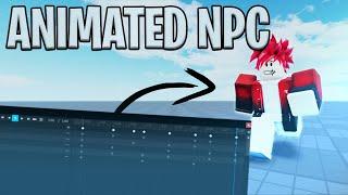 How To Make An NPC Play An Animation - Roblox Studio