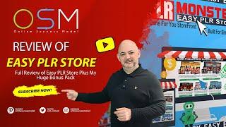 Easy PLR Store Full Review and Biggest Bonus For Easy PLR Site