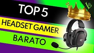 TOP 5 MELHOR HEADSET GAMER BARATO 2021 CUSTO BENEFÍCIO ATÉ 200 REAIS