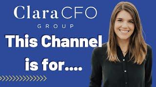 Welcome to the Clara CFO Group Channel with Hannah Smolinski, CPA #claracfogroup #smallbusinesscfo