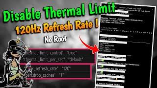 How to disable android thermal limit + CPU and Fps Booster Without Root