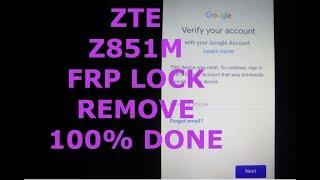 how to remove google account from ZTE Z851M. By DMT BD