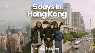 hong kong vlog 2024  5 days in Hong Kong & Macau (disneyland, tsim sha tsui, etc)