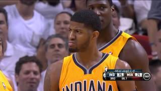 Paul George's Ferocious Dunk on Birdman in Game 2!!!