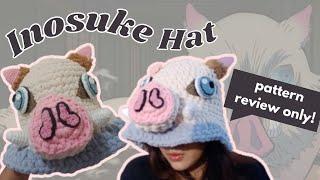 Crochet with Me: Inosuke Inspired Bucket Hat | Pattern Review & Yarn Haul (Tagalog)