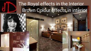 Design Destination# Brown Colour interior effects# Interior Design Colour Concept