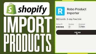 Shopify Tutorial: How to Import Products from Different Websites to Your Store For Free