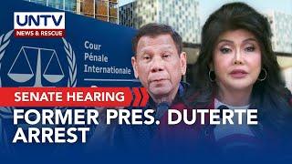 Senate hearing on former President Duterte's ICC arrest | March 20, 2025