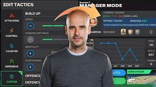 Best Manager Mode Tactics , Formation & Players To Reach FC Champion 