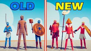 OLD EGYPT TEAM vs NEW EGYPT TEAM - Totally Accurate Battle Simulator | TABS