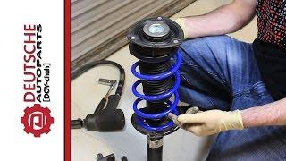 MK7 GTI VWR Lowering Spring DIY (How to) Install