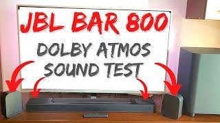 JBL BAR 800 - 5.1.2 Dolby ATMOS Sound Test