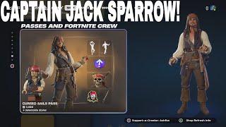 Captain Jack & The Return of John Wick In The Fortnite Item Shop!