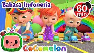 Lagu Warna Mobil - Belajar Warna🟡🟢 | CoComelon Bahasa Indonesia - Lagu Anak | Nursery Rhymes