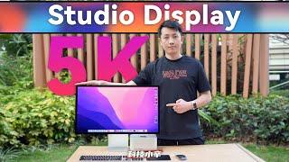 苹果Studio Display 5K显示器：内置A13芯片+6个扬声器