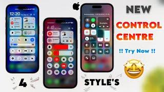 New 4 Styles CONTROL CENTRE Install Now - iPhone Control Centre In Miui 14 ️ | You Should Try it 