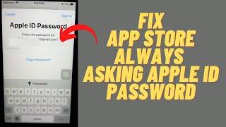 How To Fix App Store Asking Password Every Time !! How To Turn Off App Store Asking Password !! 2021
