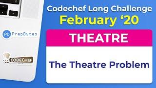 CodeChef February Long Challenge 2020- The Theatre Problem (THEATRE)