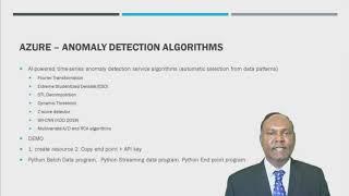 MICROSOFT AZURE ANOMALY DETECTOR FOR BUSINESS LEADERS A DEMO