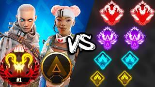 Can a #1 Apex Predator Carry a Rookie vs Every Rank?