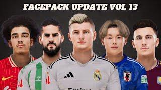 FACEPACK UPDATE VOL.13 - FOOTBALL LIFE 2024 & PES 2021 UPDATE