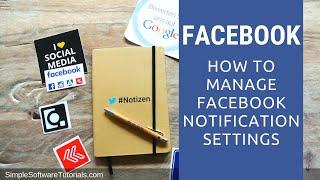 How to Manage Facebook Notification Settings
