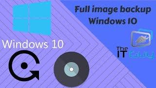 Full disk image backup in Windows 10 (no 3rd party tools)